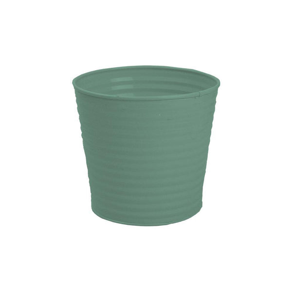 Rowan Metal Ribbed Pot | Assorted Colour |13cm - Choice Stores