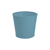 Rowan Metal Ribbed Pot | Assorted Colour |13cm - Choice Stores