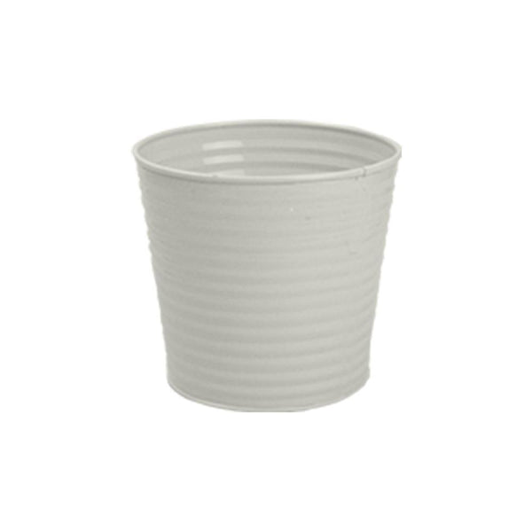 Rowan Metal Ribbed Pot | Assorted Colour |13cm - Choice Stores