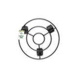Rowan Plant Pot Stand with Wheels | 25cm - Choice Stores