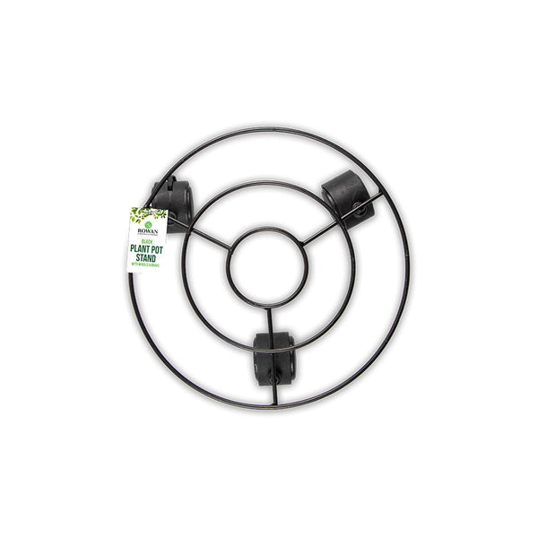 Rowan Plant Pot Stand with Wheels | 25cm - Choice Stores