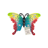 Rowan Rainbow Butterfly Metal Wall Plaque | Assorted Colour | 22cm - Choice Stores