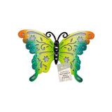 Rowan Rainbow Butterfly Metal Wall Plaque | Assorted Colour | 22cm - Choice Stores