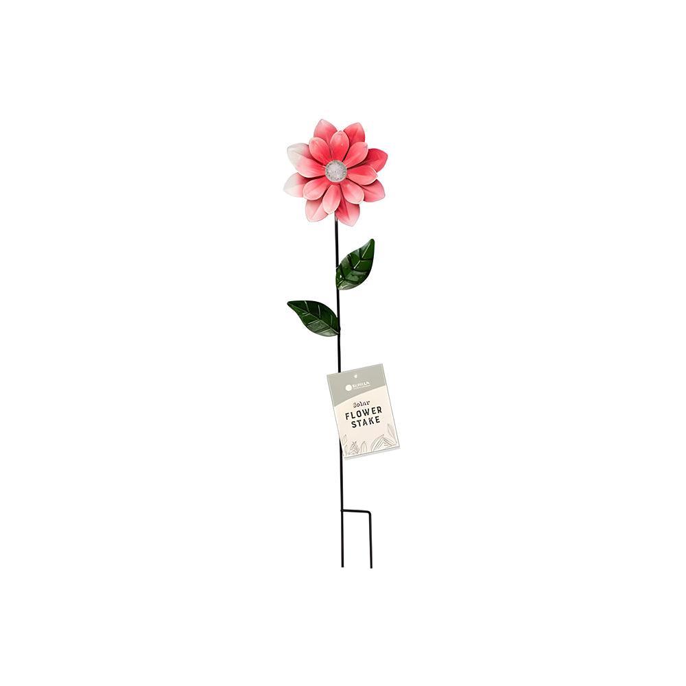 Rowan Solar Powered Flower Garden Stake | Assorted Colour | 49cm - Choice Stores