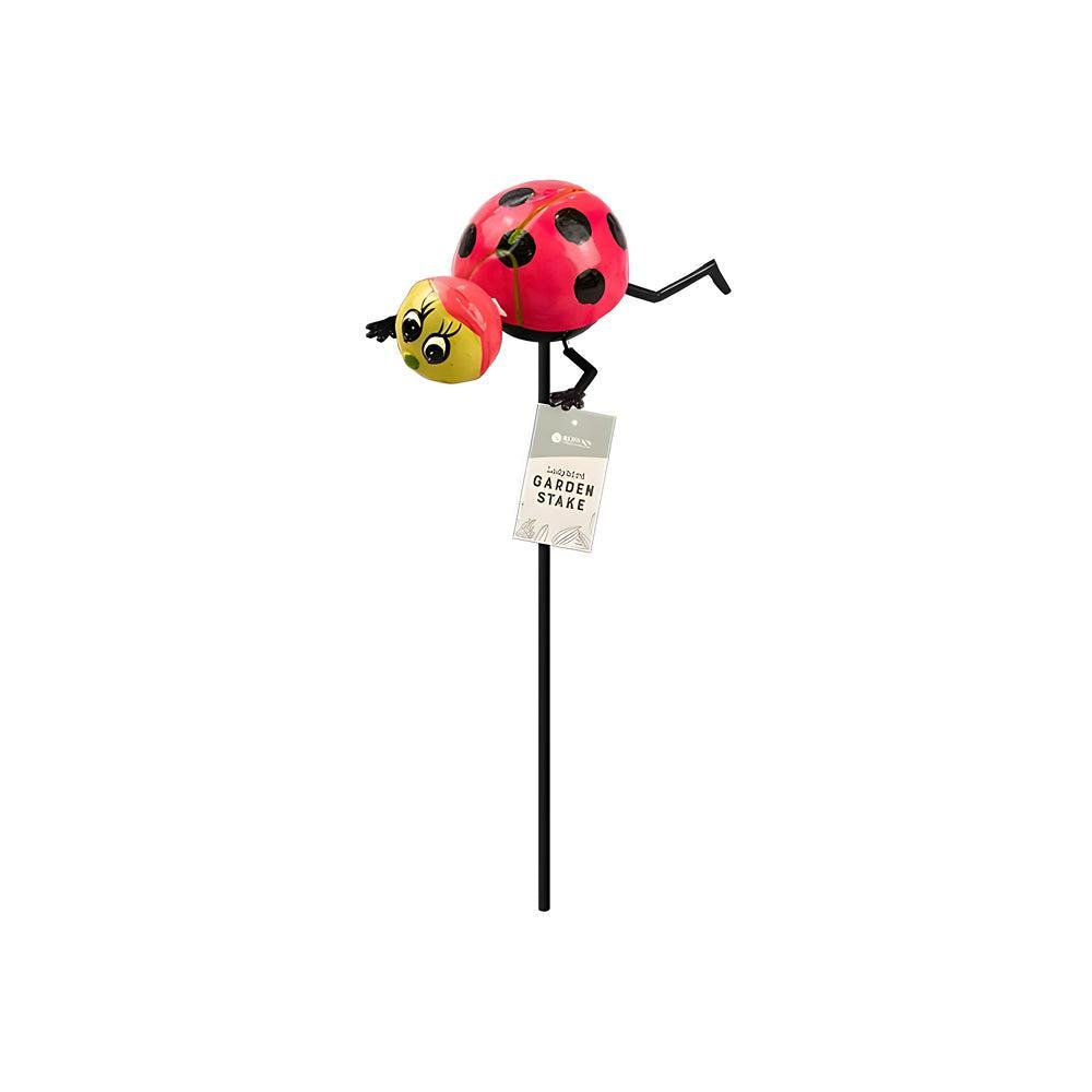 Rowan Wobbly Ladybird Garden Stake | Assorted Colour | 42.5cm - Choice Stores