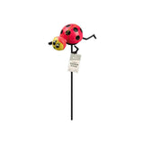 Rowan Wobbly Ladybird Garden Stake | Assorted Colour | 42.5cm - Choice Stores