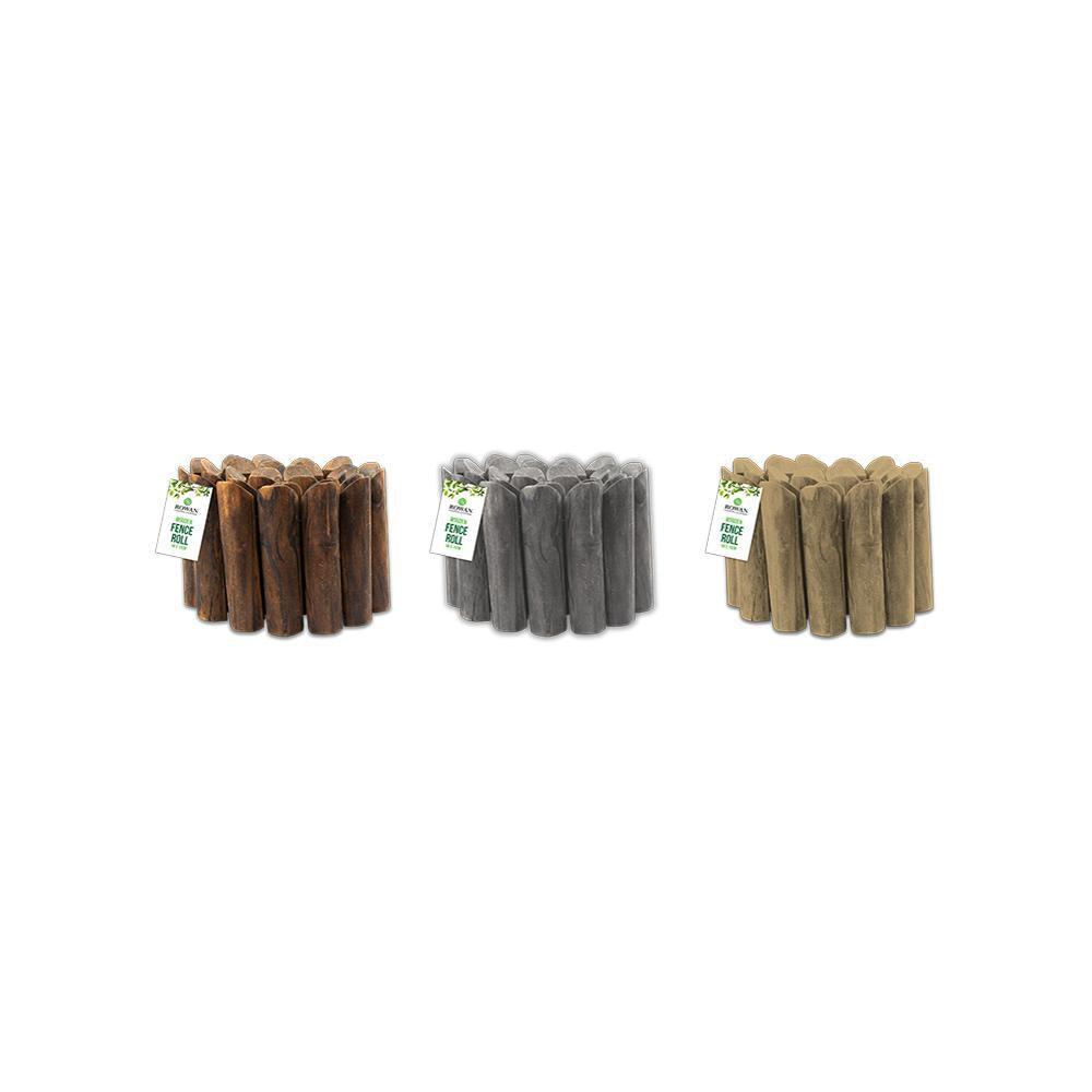 Rowan Wooden Fence Roll | Assorted Colour | 1m x 15cm - Choice Stores