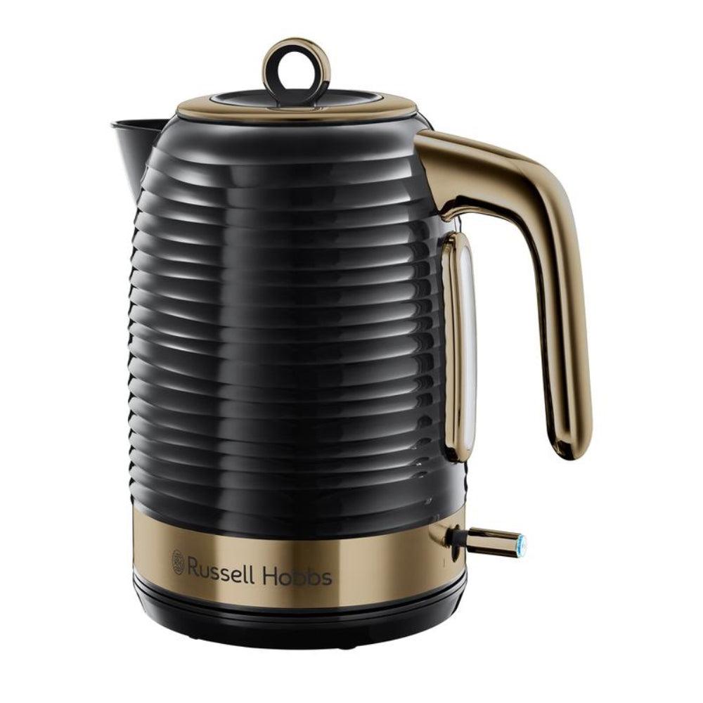 Russell Hobbs Inspire Brass Jug Kettle Black | 1.7L - Choice Stores