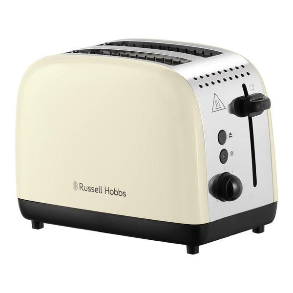 Russell Hobbs Long Slot 2 Slice Cream Toaster | 1670W - Choice Stores