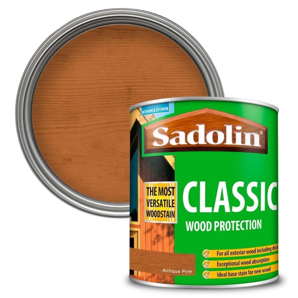 Sadolin Classic All Purpose Woodstain Antique Pine | 1ltr - Choice Stores