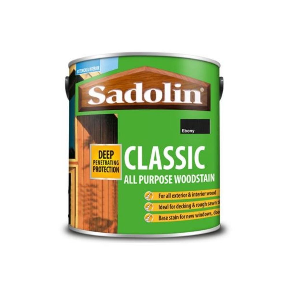 Sadolin Classic All Purpose Woodstain Ebony | 2.5L - Choice Stores