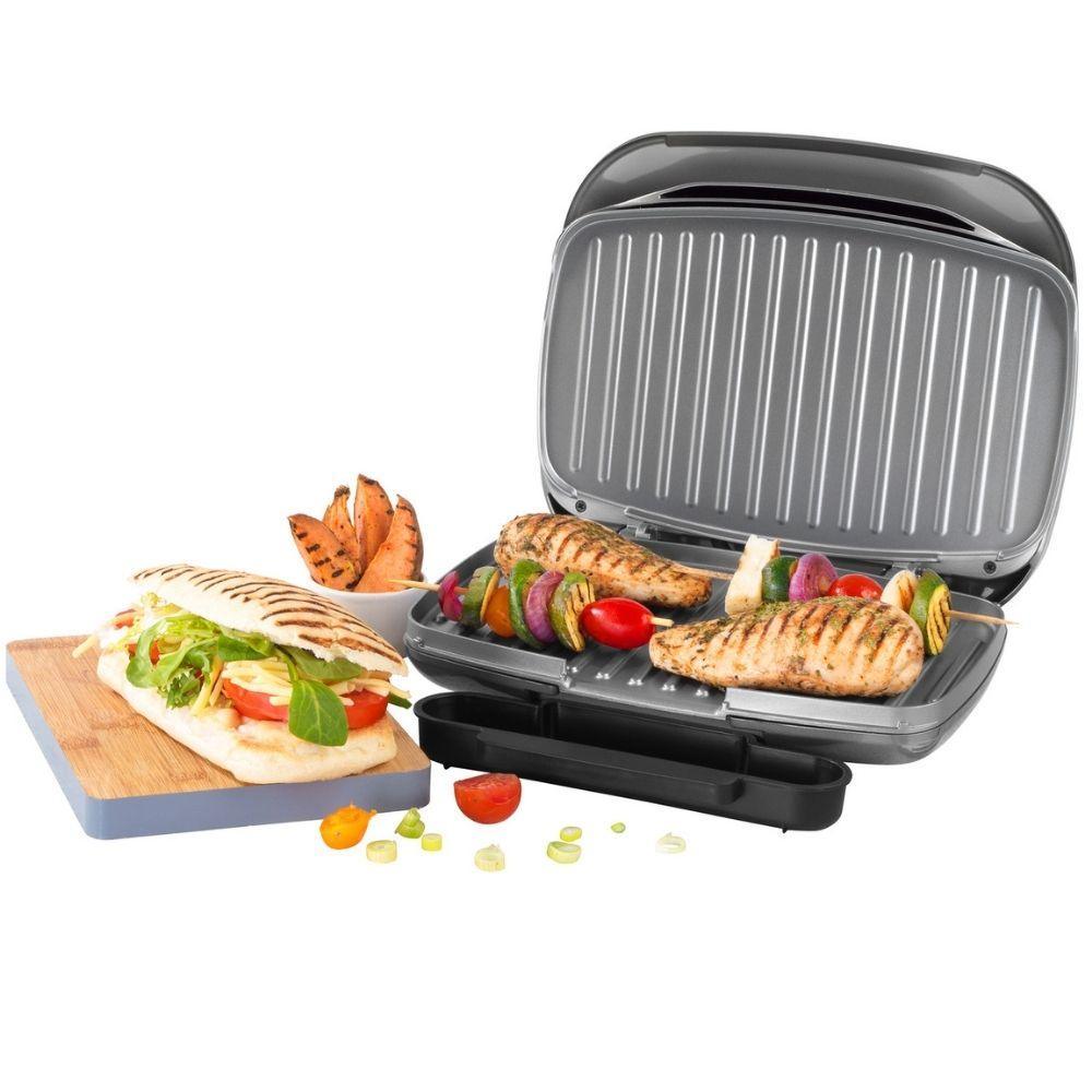 Salter Cosmos Non-Stick Coated Health Grill | 1000W | Temperature Control - Choice Stores