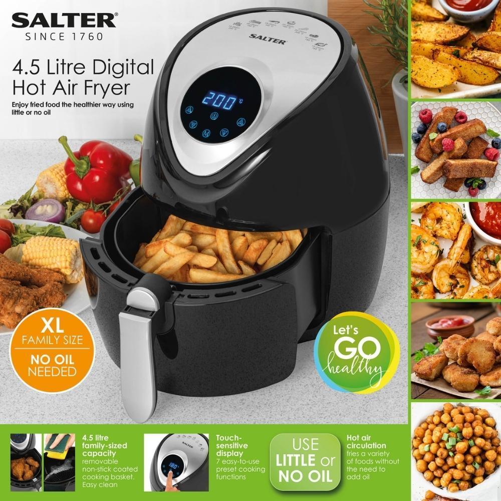 Shop Salter Dual View Pro Air Fryer with Instant Thermometer