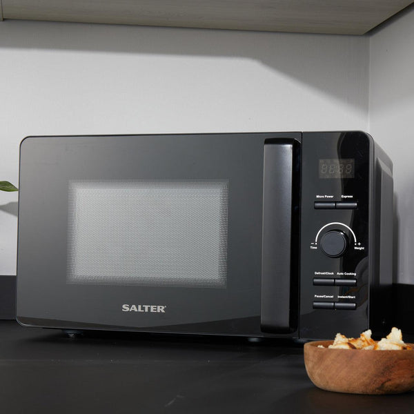 Salter Kuro Black Digital Microwave | 800W - Choice Stores