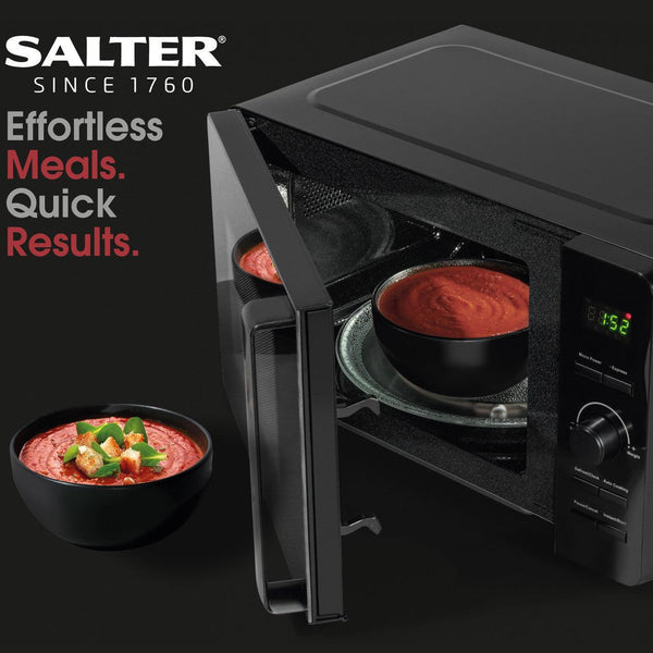 Salter Kuro Black Digital Microwave | 800W - Choice Stores