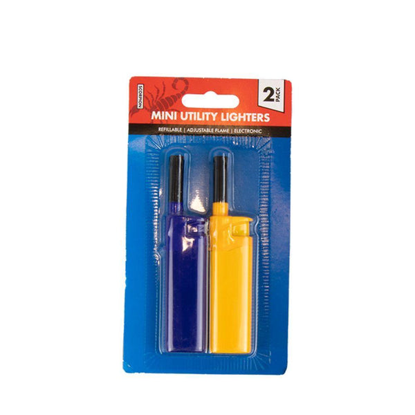 Scorpion Mini Electronic Utility Lighters | Pack of 2 - Choice Stores