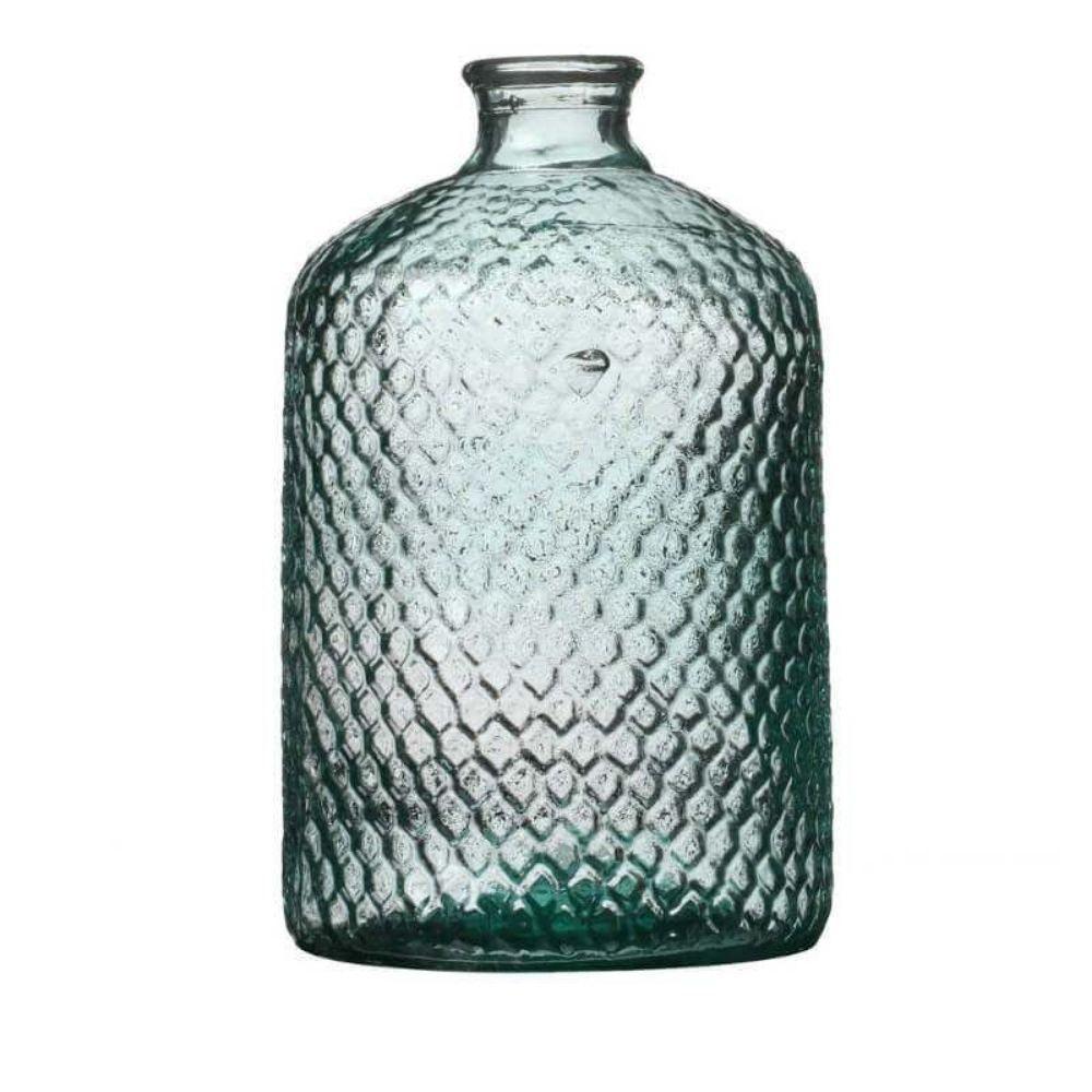 Serena Glass Bottle Vase | 31cm - Choice Stores