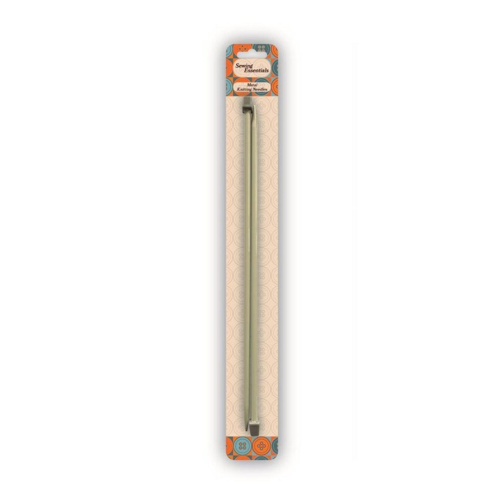 Sewing Essentials Metal Knitting Needles | Pack of 2 - Choice Stores