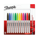 Sharpie Permanent Markers Fine Point | Assorted Colours | Pack of 12pk - Choice Stores
