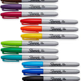 Sharpie Permanent Markers Fine Point | Assorted Colours | Pack of 12pk - Choice Stores