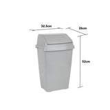 Signature Lift Top Bin In Grey | 25L - Choice Stores