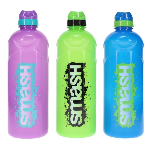 Smash Stealth Bottle with Twist Top Lid BPA Free | Assorted Colours | 1L - Choice Stores