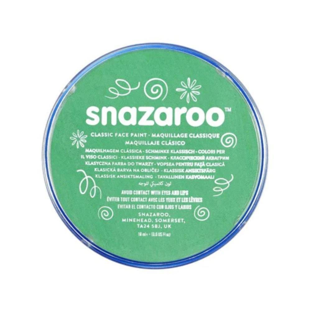 Snazaroo Classic Bright Green Face Paint | 18ml - Choice Stores