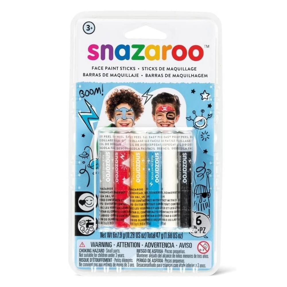 Snazaroo Face Painting Sticks | 6 Piece Set - Choice Stores