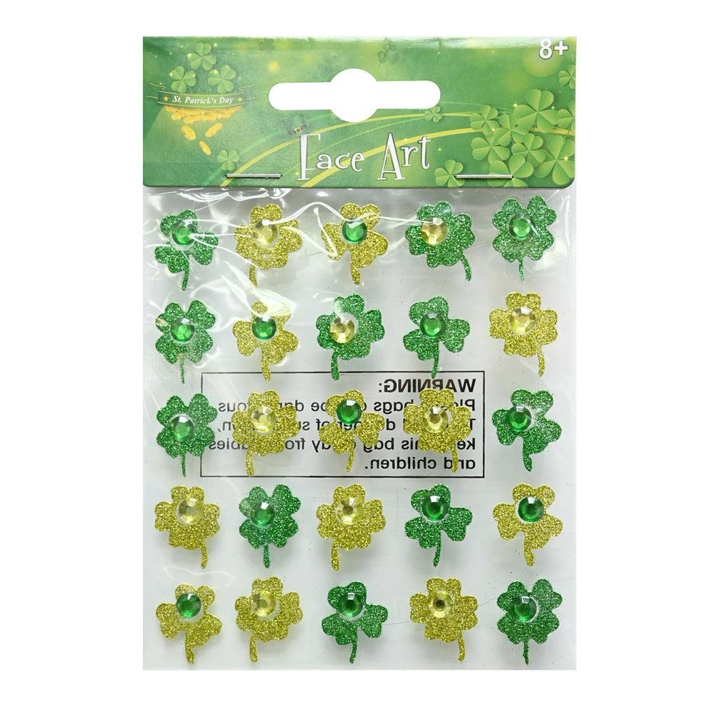 St Patrick's Day Glitter Body Stickers - Choice Stores