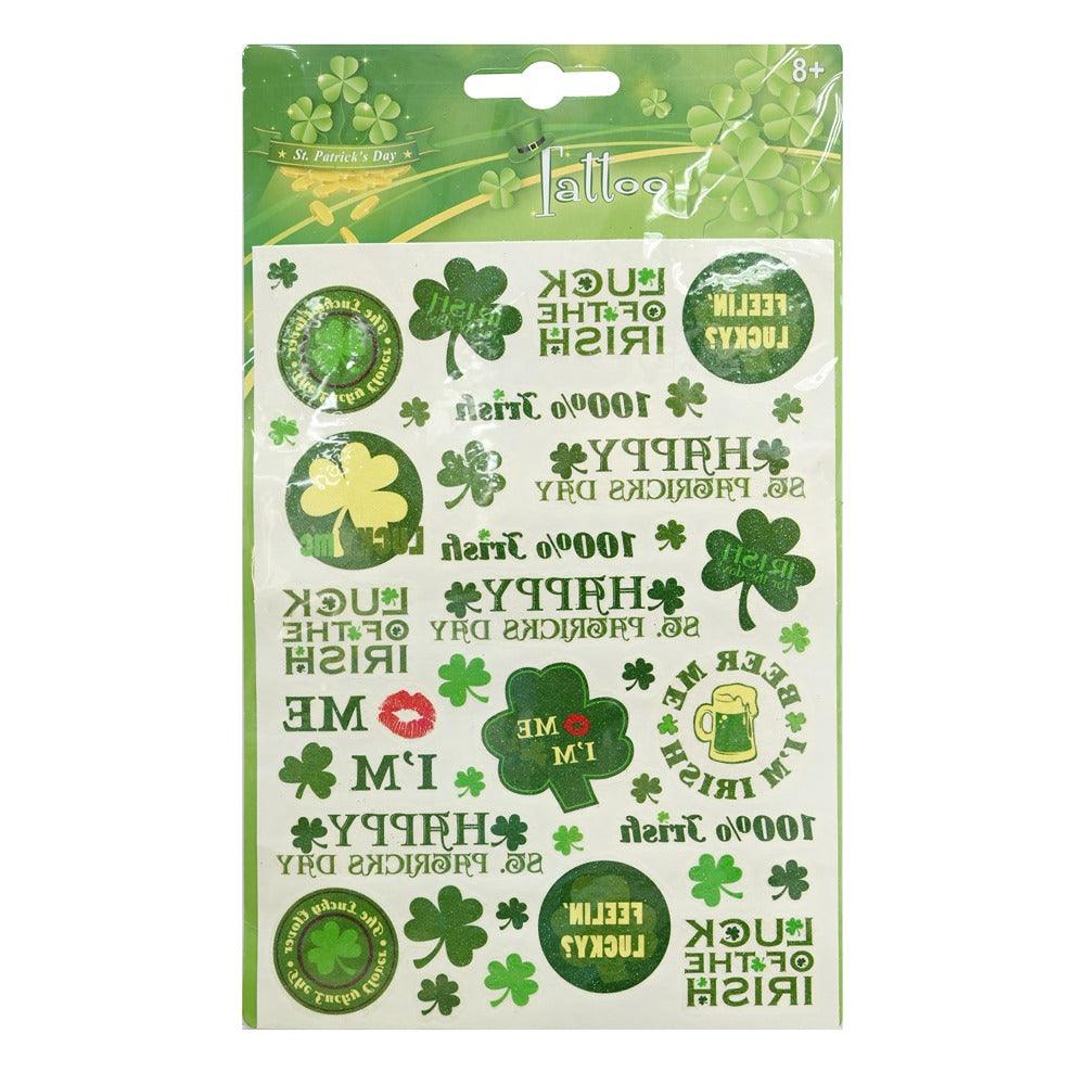 St Patrick&#39;s Day Glitter Tattoo&#39;s - Choice Stores