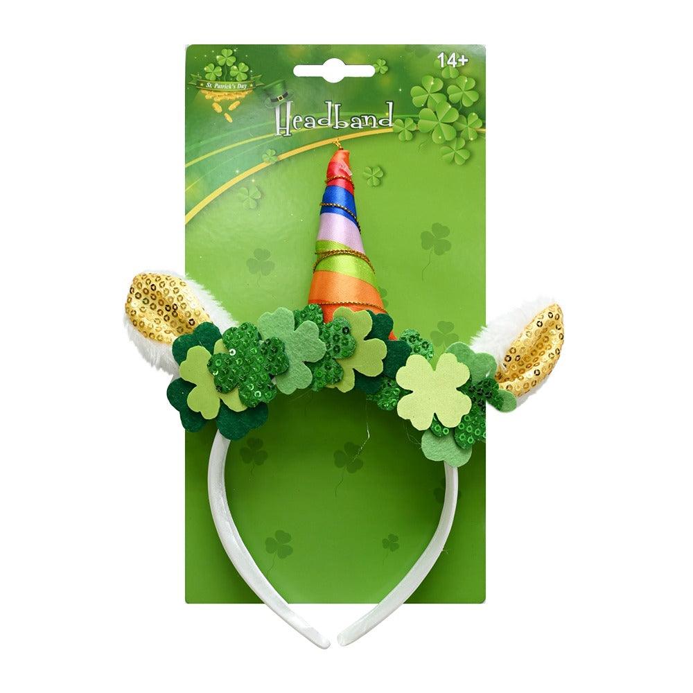 St Patrick's Day Unicorn Headband - Choice Stores