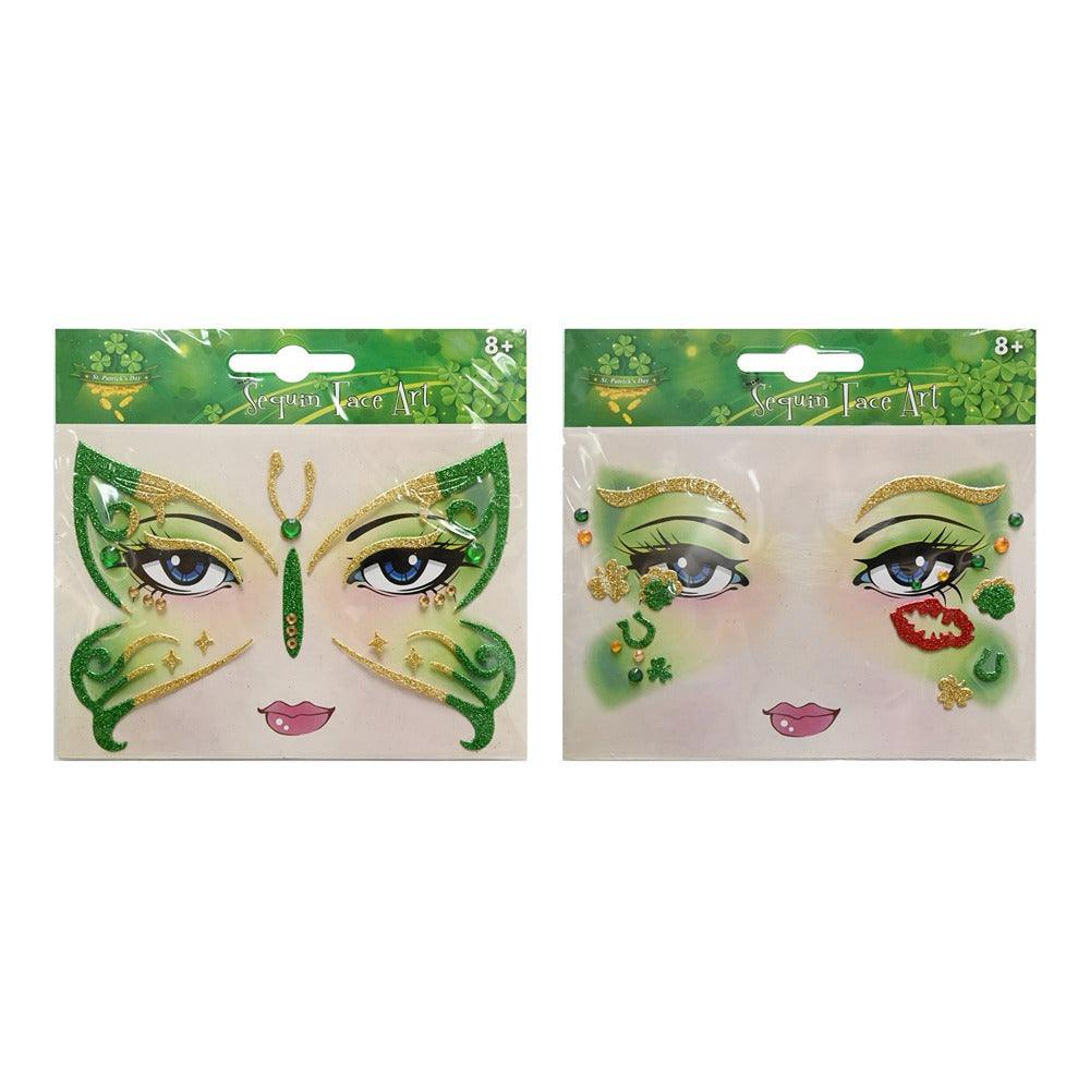 St.Patrick's Sequin Face Art Kit - Choice Stores