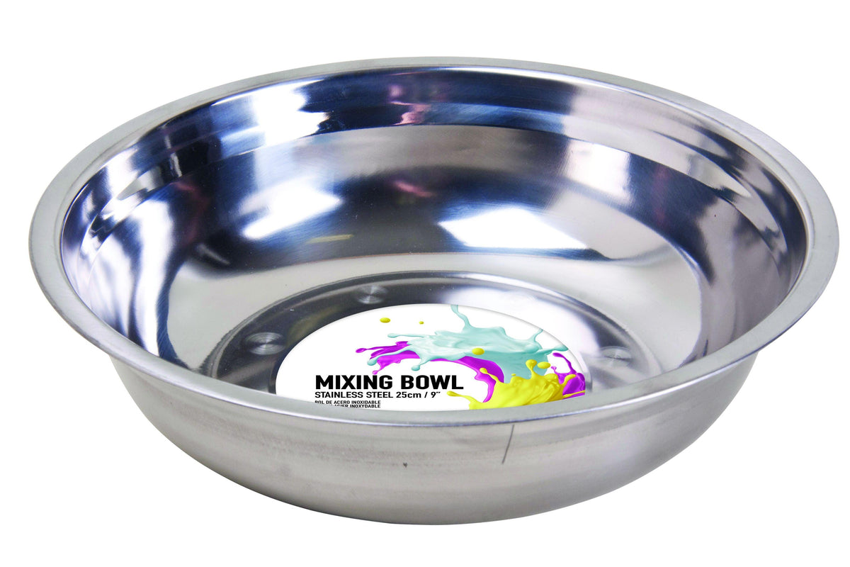 Stainless Steel Mixing Bowl Large | 25cm | 9in - Choice Stores