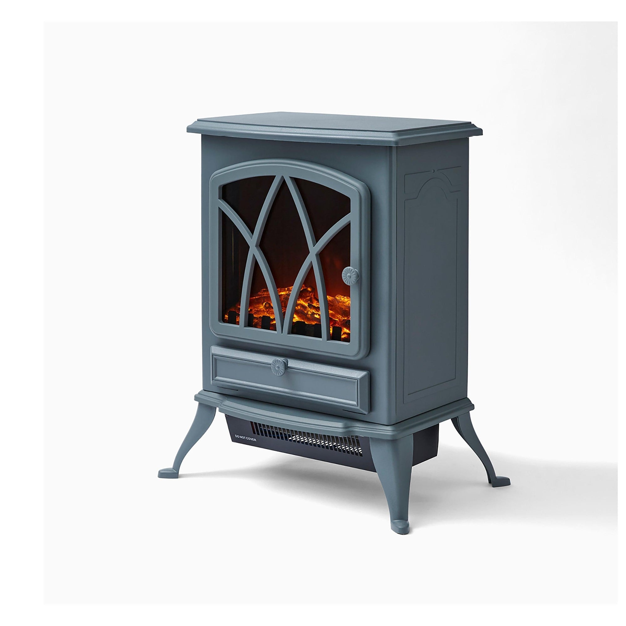 Stirling Electric Fire Stove Grey 2KW - Choice Stores