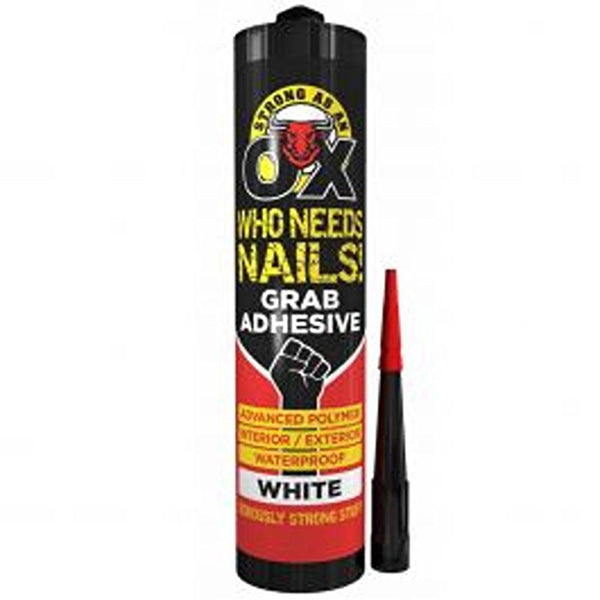 Strong as an Ox Who Needs Nails Grab Adhesive Squeezy | 184g - Choice Stores