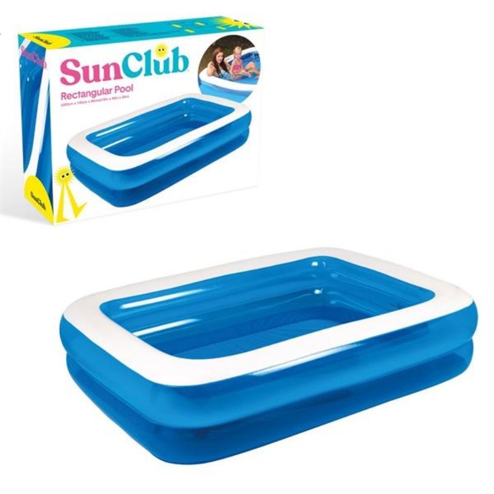 Sun Club | Family Size Rectangle Swim Pool | 200x150x50cm - Choice Stores