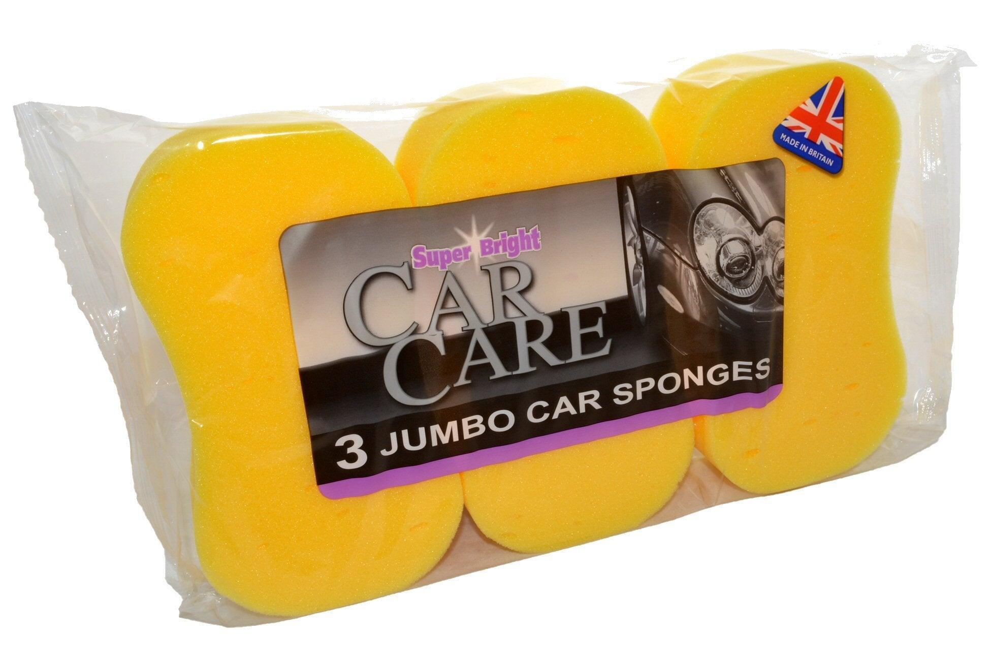 Super Bright Jumbo Car Sponge | Pack of 3 - Choice Stores