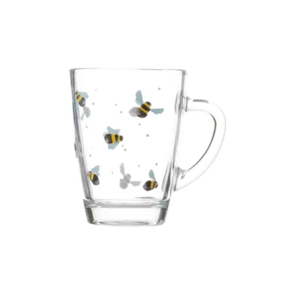 Sweet Bee Glass Mugs | Set of 2 - Choice Stores