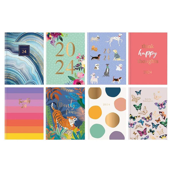 Tallon A5 Week to View Diary | Assorted Designs - Choice Stores