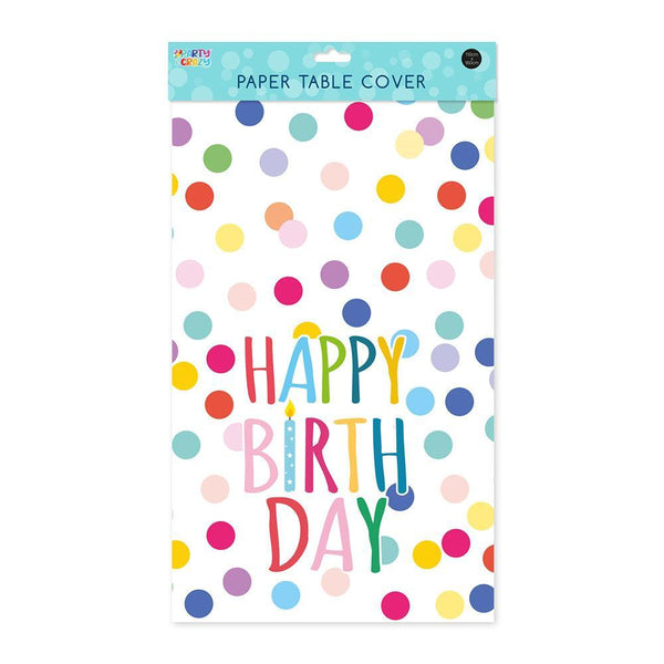 Tallon HappyBirthday Table Cloth | 1.1 x 1.6M - Choice Stores