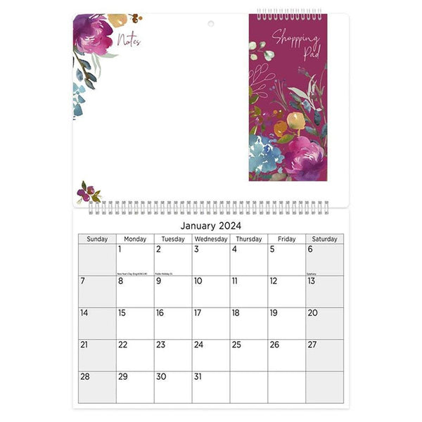 Tallon Memo Calendar with Shopping Pad & Pen | Assorted - Choice Stores