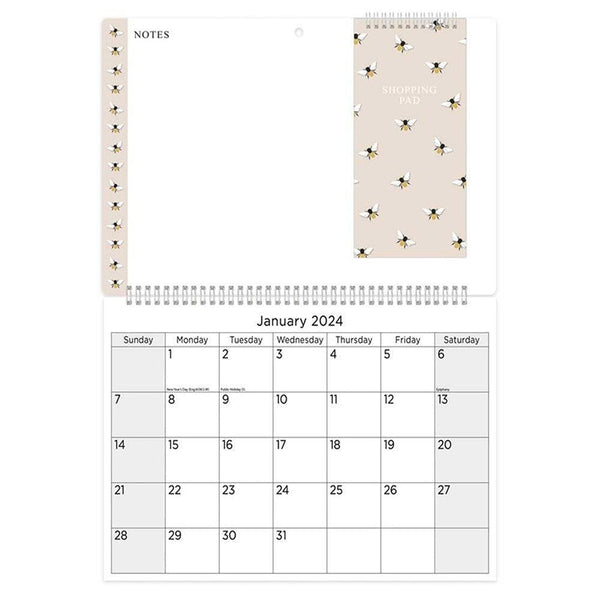 Tallon Memo Calendar with Shopping Pad & Pen | Assorted - Choice Stores