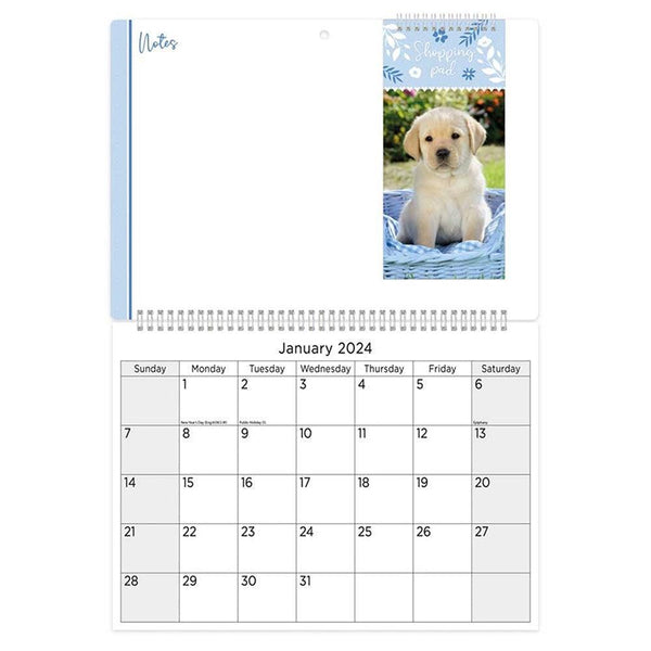 Tallon Memo Calendar with Shopping Pad & Pen | Assorted - Choice Stores