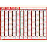 Tallon Red & Black Full Year Calendar Folded | Large Wall Planner - Choice Stores