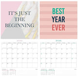 Tallon Square Coloured Calendar with Quotes | Assorted Designs - Choice Stores