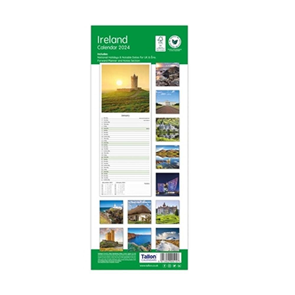 Tallon Super Slim Calendar Photographic Images of Ireland | Assorted Designs - Choice Stores