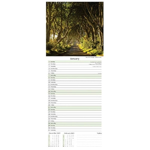 Tallon Super Slim Calendar Photographic Images of Ireland | Assorted Designs - Choice Stores