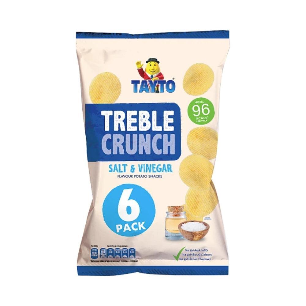 Tayto Treble Crunch Salt & Vinegar | Pack of 6 - Choice Stores