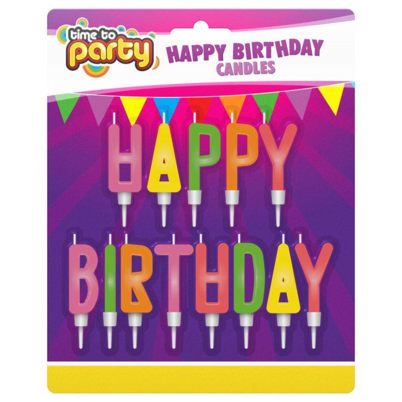 Time to Party Happy Birthday Candles - Choice Stores
