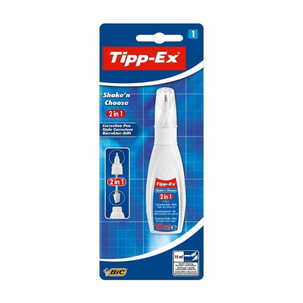 Tipp-Ex Shake n Choose 2 in 1 Correction Fluid Pen | 15ml - Choice Stores